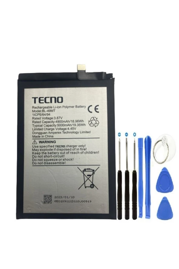 Tecno Pop 4 Pil Batarya + Tamir Seti