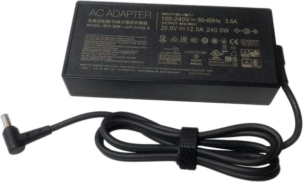 Asus Rog 20V 12A 240W ADP-240EB B Pinli (6.0*3.7mm) Notebook Adaptörü - Şarj Cihazı - Orjinal Üretici - 2