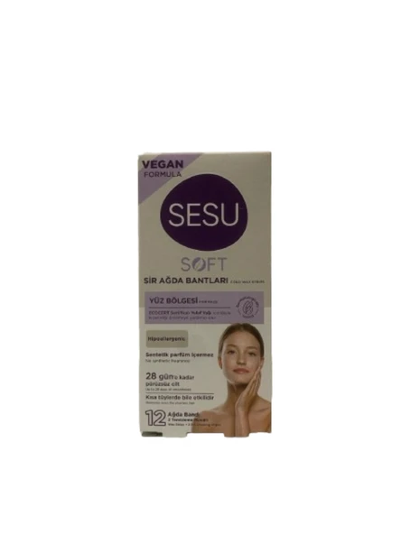 Sesu Sir Ağda Soft Yüz Bantları 12li