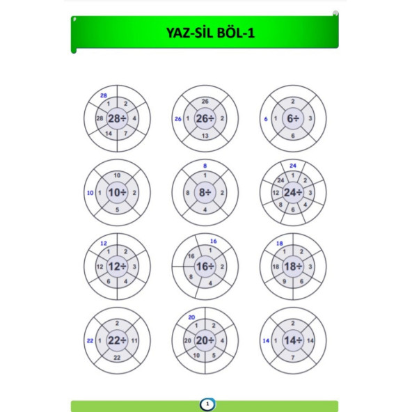 Çocuklara Dört İşlem YAZ-SİL Kitabı - 5