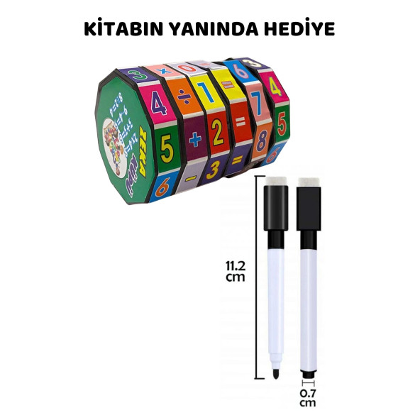 Çocuklara Dört İşlem YAZ-SİL Kitabı - 8