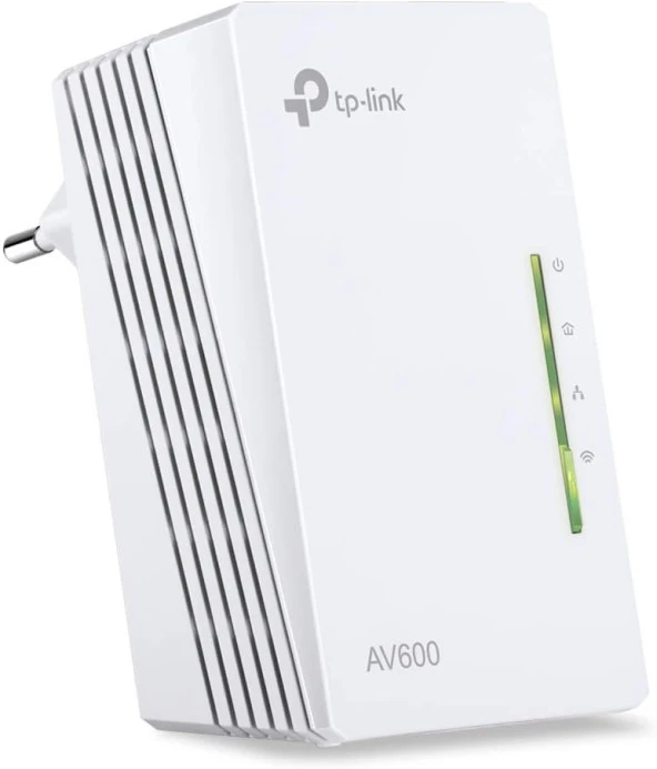 TL-WPA4220 AV600 Wi-Fi N300 Wi-Fi Güç Hattı (600 Mbit/sn Maksimum Powerline, 300 Mbit/sn Wlan 2.4 Ghz, Tüm Powerline Adaptörleriyle Uyumlu, 1 Parçalı), Beyaz