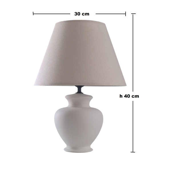 Hydria Abajur, Table Lamp, Yükseklik 40 Çap30 Cm - 4