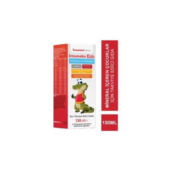 İmuneks Kids Multivitamin ve Mineral 150 ml