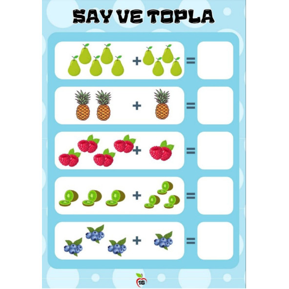 Okul Öncesi ve 1. Sınıflar İçin Matematik YAZ-SİL Kitap Seti - 2