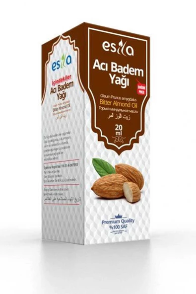 Acı Badem Yağı 20 Ml.