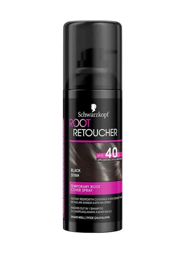 Schwarzkopf Saç Kapatıcı Root Retoucher Siyah 120 Ml