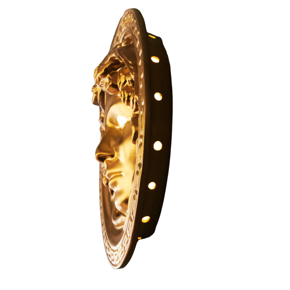 Medusa Duvar Aplik, Çap 28 , Yükseklik 7 Cm, 220v 6w Slim Led Spotlu Duvar Apliği, - 3
