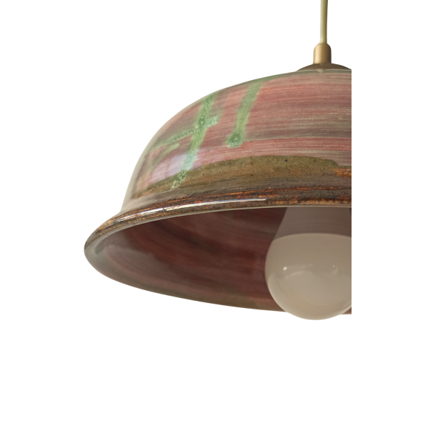 Atlas Seramik Sarkıt Lamba, Avize, E27 Duy Tesisatlı, Çap 28 Cm - 3