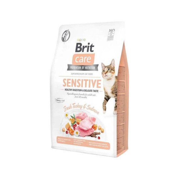 BRIT CARE CAT G-F SENSITIVE HEALTHY DIGEST. 2 KG