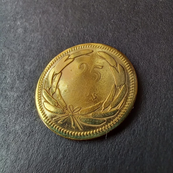 1956 25 Kuruş ÇT/ÇÇT eski madeni para - 39963666b22d4832b9 - 3
