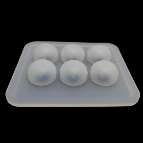 16 mm Yassı Boncuk - Epoksi Silikon Kalıp -Kod:169 - Resim 4