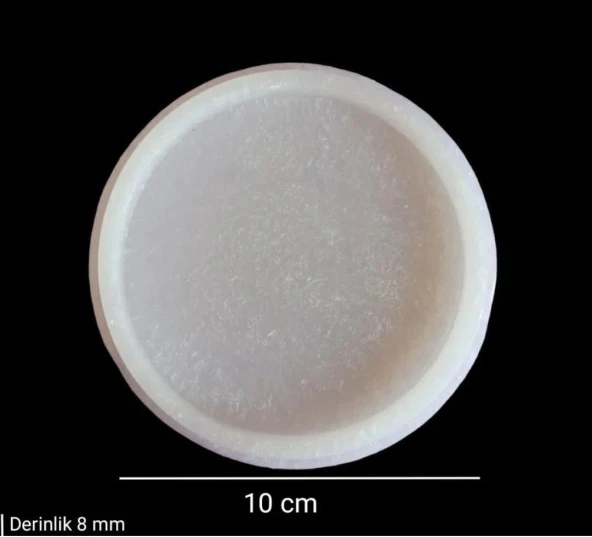10cm - Tam Yuvarlak Bardak Altı Kalıbı