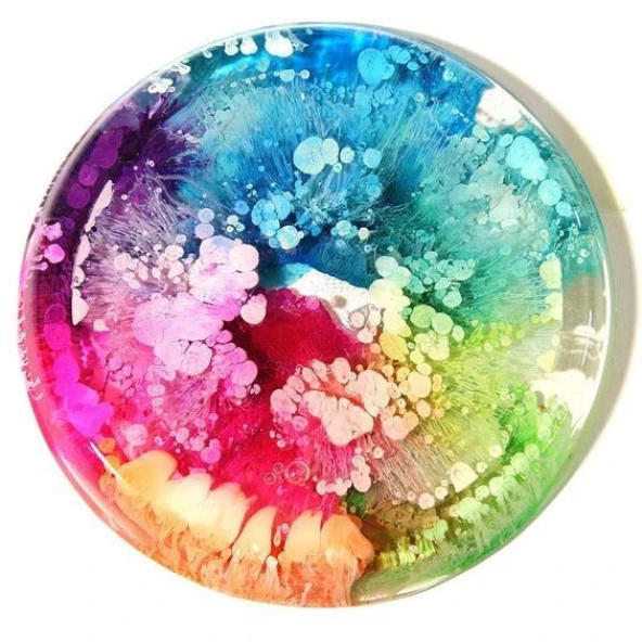 10cm - Tam Yuvarlak Bardak Altı Kalıbı - 2