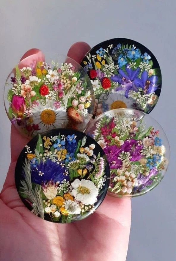 10cm - Tam Yuvarlak Bardak Altı Kalıbı - 3