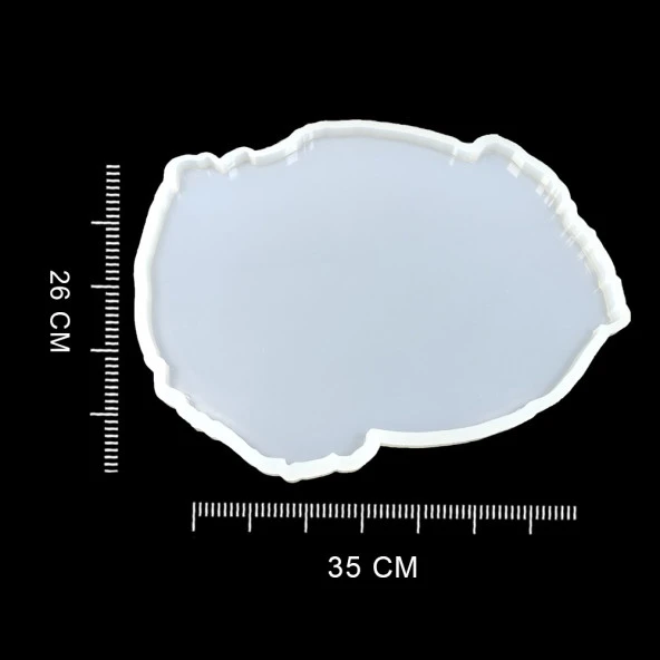 Dalgalı Tepsi Reçine Epoksi Kalıp - T6 - Resim 4
