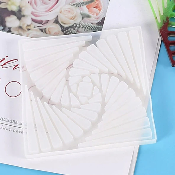 Bardak Altı Desenli Reçine Epoksi Kalıbı -Kod:128 - Resim 3