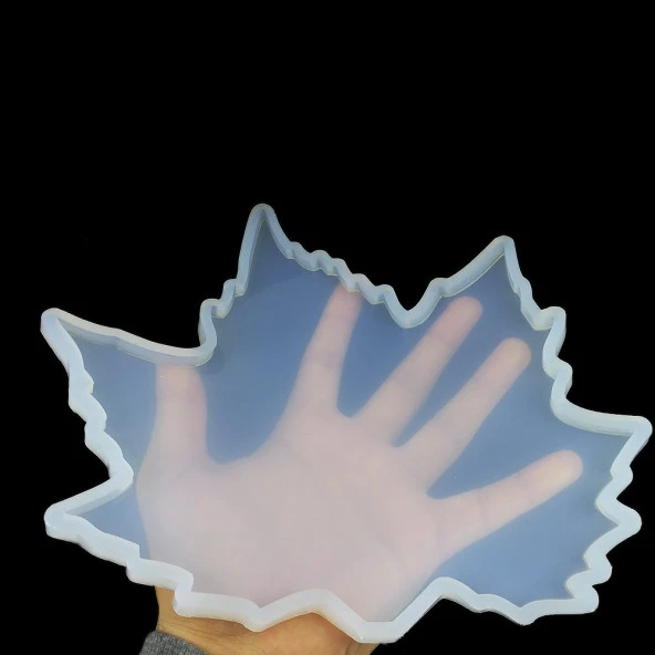 BARDAK ALTI REÇİNE EPOKSİ KALIP - YAPRAK - BÜYÜK - BB1 - Resim 4