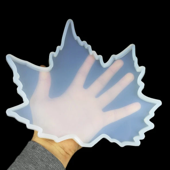 BARDAK ALTI REÇİNE EPOKSİ KALIP - YAPRAK - BÜYÜK - BB1 - Resim 5