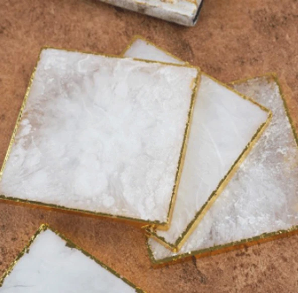 Bardak Altı ve Standı Epoksi Kalıp Seti- Kare-Kod:323-374 - 2