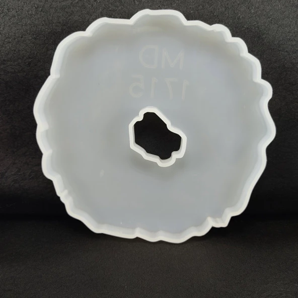 Kenar Dalgalı bardak altlığı Reçine Epoksi Kalıp -Kod:252 - Resim 3