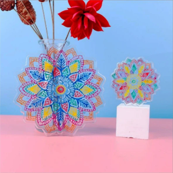 Reçine Epoksi Seti - Tepsi ve Bardak Altlığı (375ml reçine) -Kod:335.336 - Resim 3