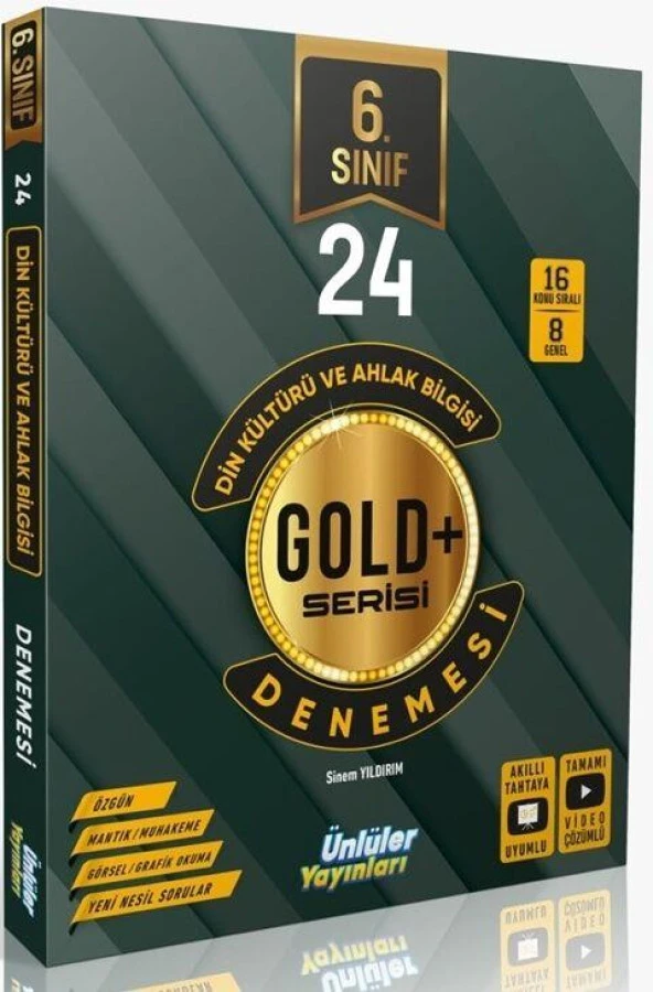6. Sınıf Din Kültürü ve Ahlak Bilgisi 24 Deneme Ünlüler Karması