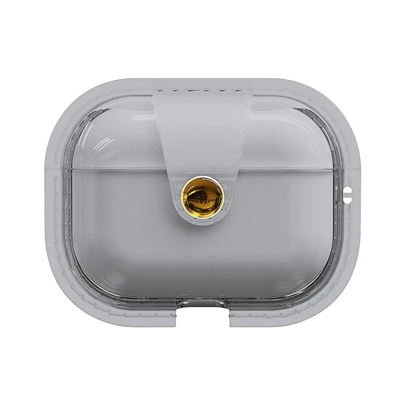 Gpack Apple Airpods Pro Uyumlu Kılıf Çıtçıtlı Kapak Darbe Korumalı Airbag 33