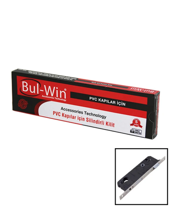 SİLİNDİRLİ PVC KAPI KİLİT P35MM