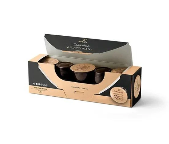 Tchibo Cafissimo Caffe Crema Decaffinated Kapsül Kahve x 8 Adet - Resim 3