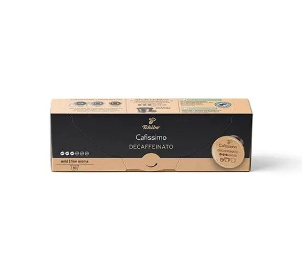 Tchibo Cafissimo Caffe Crema Decaffinated Kapsül Kahve x 8 Adet - Resim 4