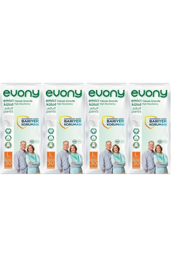 Hasta Bezi Yetişkin Emici Külot L-büyük Boy 120 Adet (4pk30)