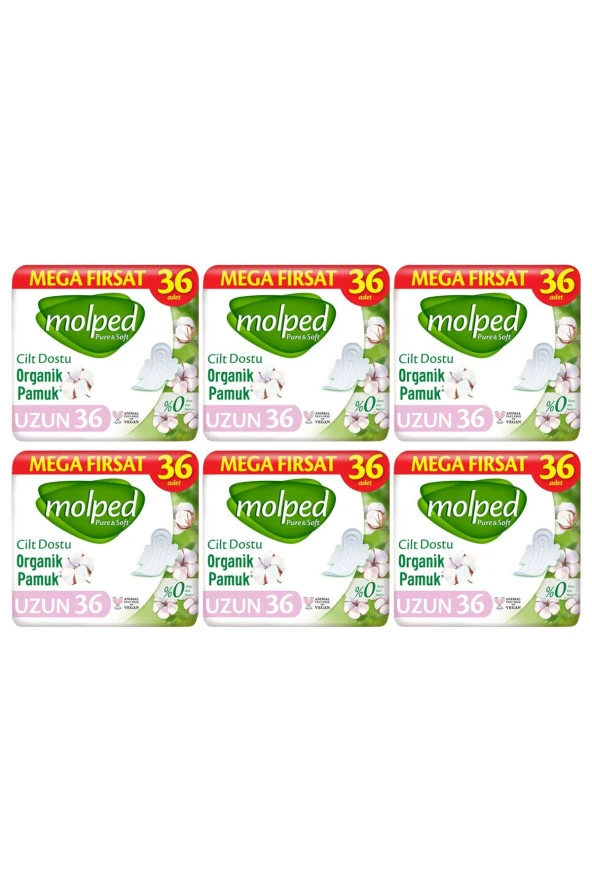 Pure Soft Hijyenik Ped Mega Uzun 216 Adet