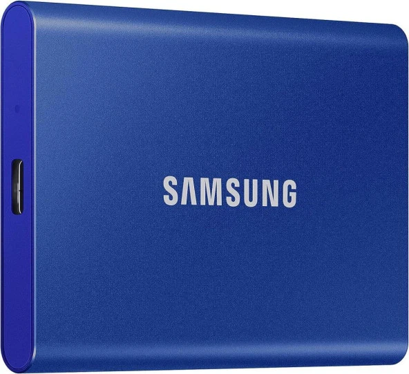 Samsung T7 MU-PC500H/WW Mavi USB 3.2 500 GB Taşınabilir SSD - Teşhir - 2