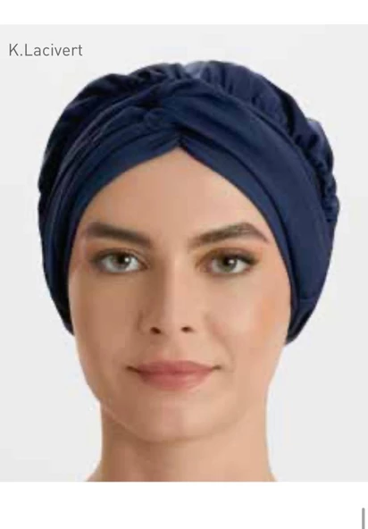 Adasea B 008 Koyu Lacivert  Tesettür Mayo Bonesi - Resim 2