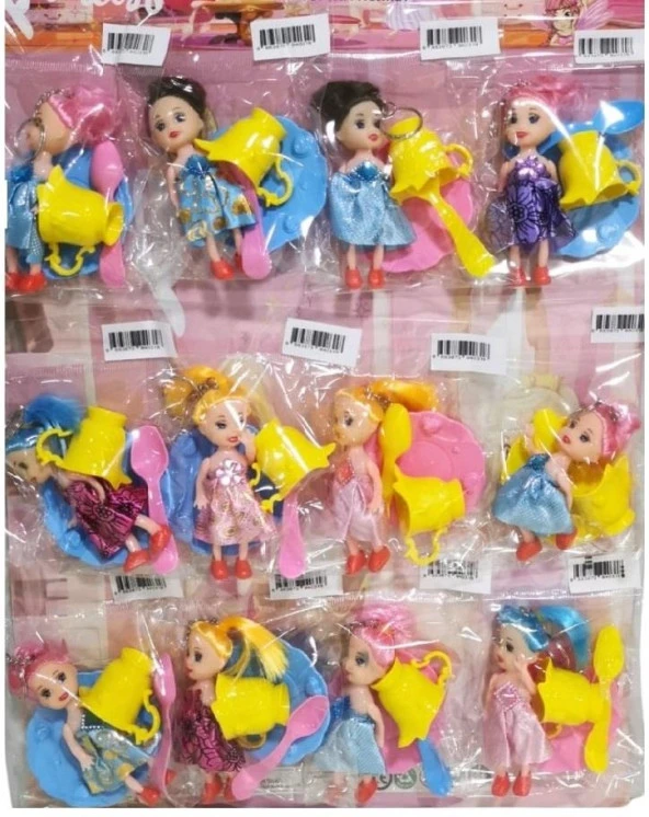 Altıntaş Oyuncak Çay Setli Parmak Bebek  (1Adet)