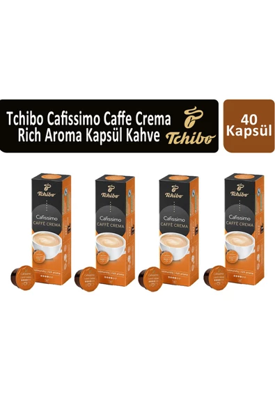 Tchibo Cafissimo Caffe Crema Rich Aroma Kapsül Kahve x 4 Adet