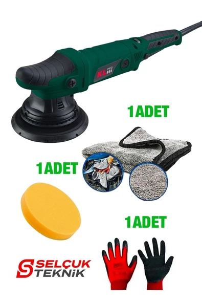 Klpj7171 720 W 150 mm Profesyonel Orbital Polisaj Makinesi Yedek Kömür Hediyeli - 2