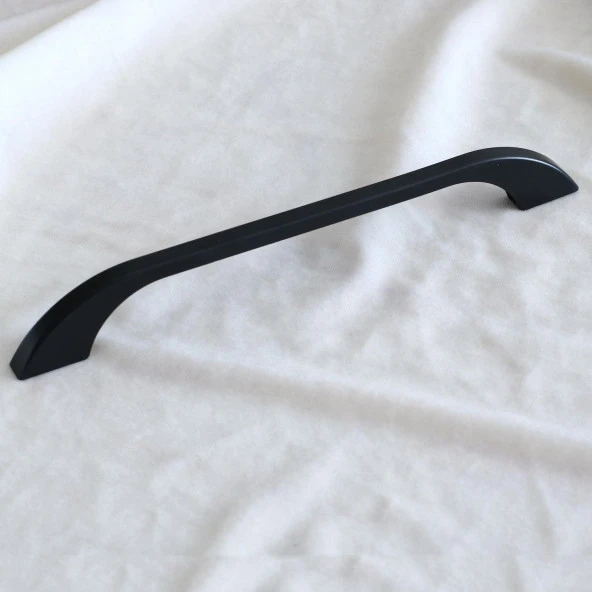 Metal Kulp Mobilya Mutfak Dolabı Çekmece Dolap Kulpları Kapak Kulpu Kulbu Siyah Renk 128 mm - Resim 5
