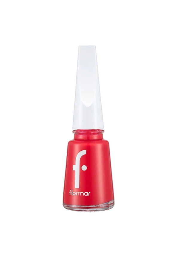 Nail Enamel Yüksek Pigmentli & Parlak Bitişli Oje Fne-377 Red Coral - Resim 2