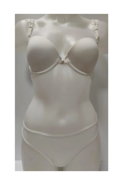 Perwella Tk5100 Push Up Sırtı Brodeli Destekli Sütyen Külot Takım - 3