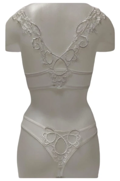 Perwella Tk5100 Push Up Sırtı Brodeli Destekli Sütyen Külot Takım - 2