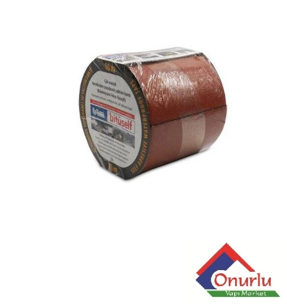 BTM Bitüself 30 cm x 10 mt Su Yalıtım ve Oto Ses Yalıtım Bandı