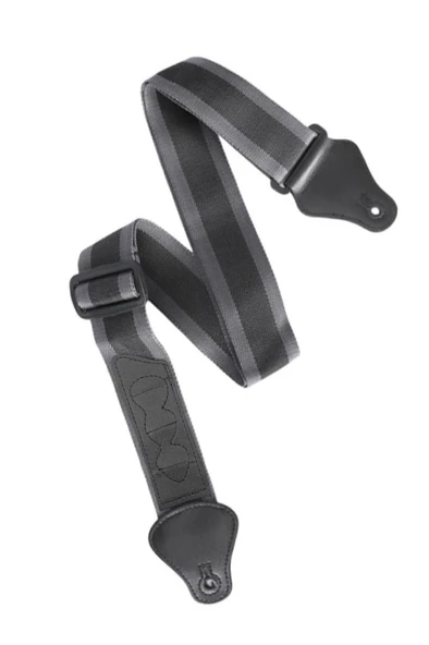 Midex ASP-28 Gitar Omuz Askısı Pena Cepli Siyah Gri Renk Uzunluk 87-140 cm - Resim 2