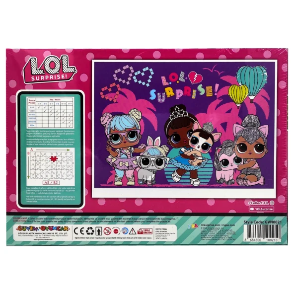 Laço LOL Surprise 50 Parça Puzzle GVN0021 - Resim 3