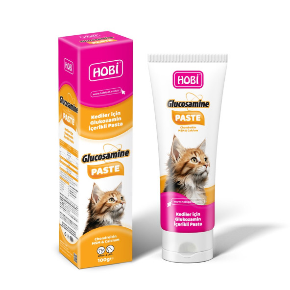 Hobi Glucosamine Paste Kediler İçin Glukozamin Pastası 100gr