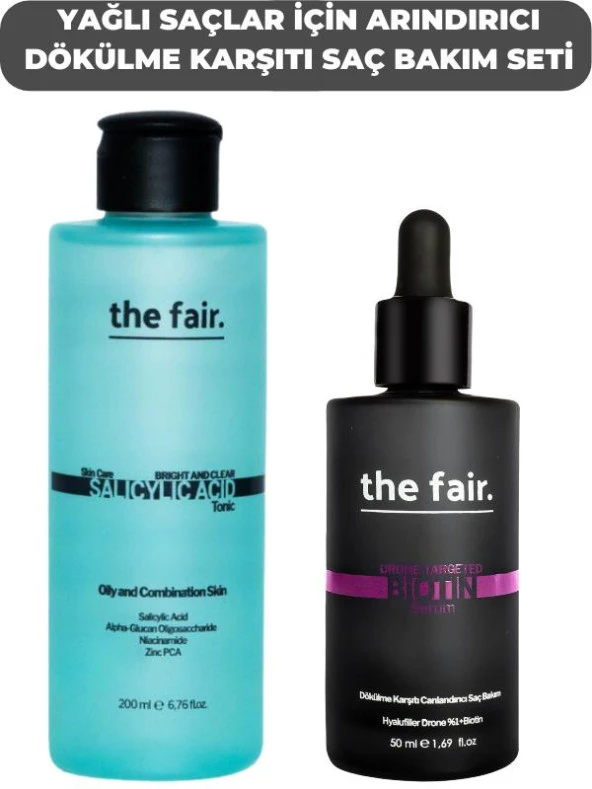 the fair. Yağlı Saçlar için Arındırıcı Dökülme Karşıtı Saç Bakım Seti