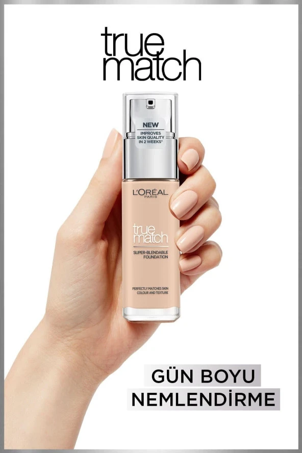 L'Oreal Paris True Match Bakım Yapan Fondöten 1R/1C ROSE IVORY - 6