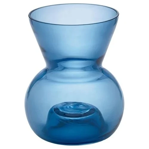 IKEA STOCKHOLM  Dekoratif Vazo Tealight Cam Mumluk 12 cm Mavi