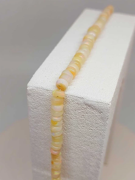 Etiyopya Opal Taşı Yansımalı Renkler Dizi 68 Karat (51262) - Resim 4